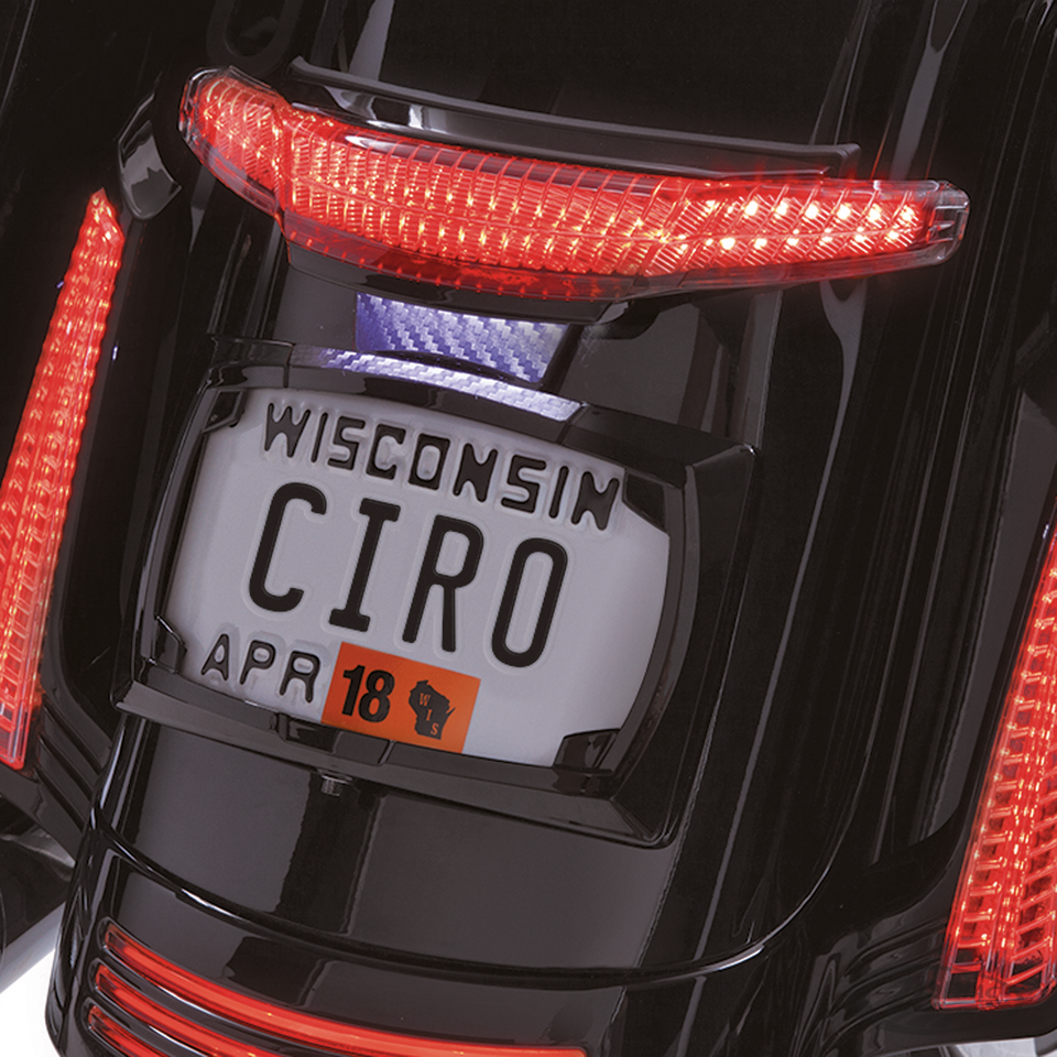 CIRO LATITUDE TAIL LIGHT & LICENSE PLATE HOLDER FOR TOURING