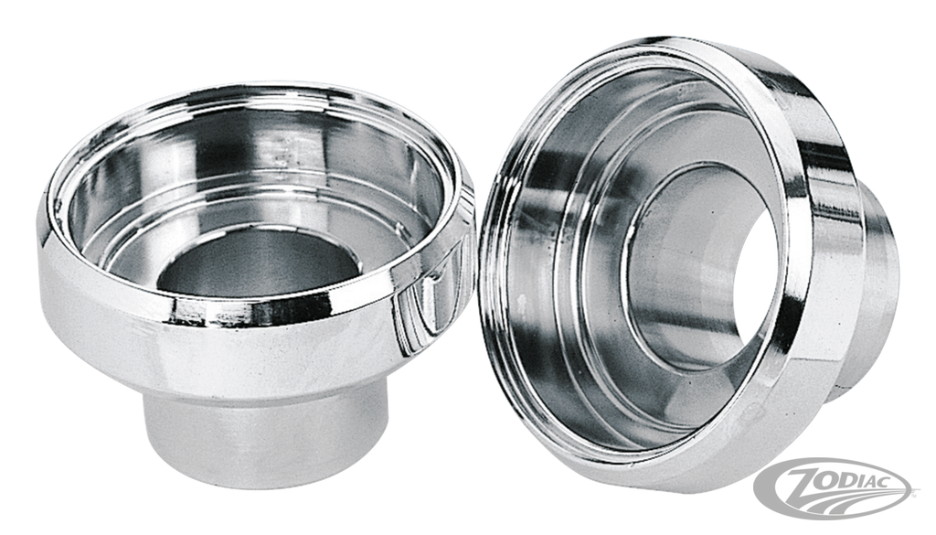 CHROME STEERING HEAD BEARING CUPS