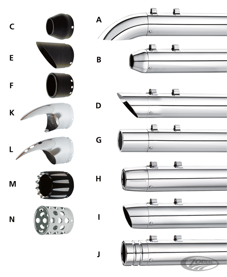 SUPERTRAPP ELITE & KERKER SE SERIES END CAPS