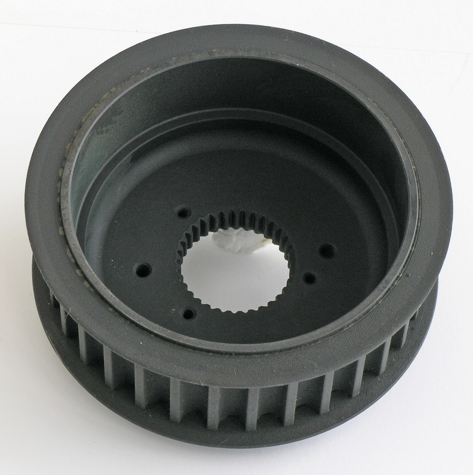 OFF-SET FINAL DRIVE PULLEYS