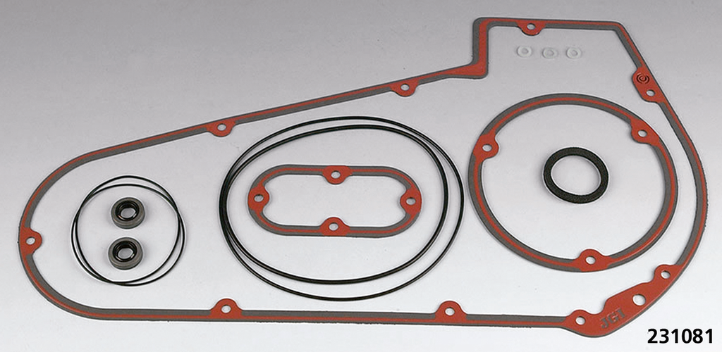 GASKETS, O-RINGS AND SEALS FOR ALUMINUM PRIMARY ON 1965-1986 4 SPEED BIG TWIN