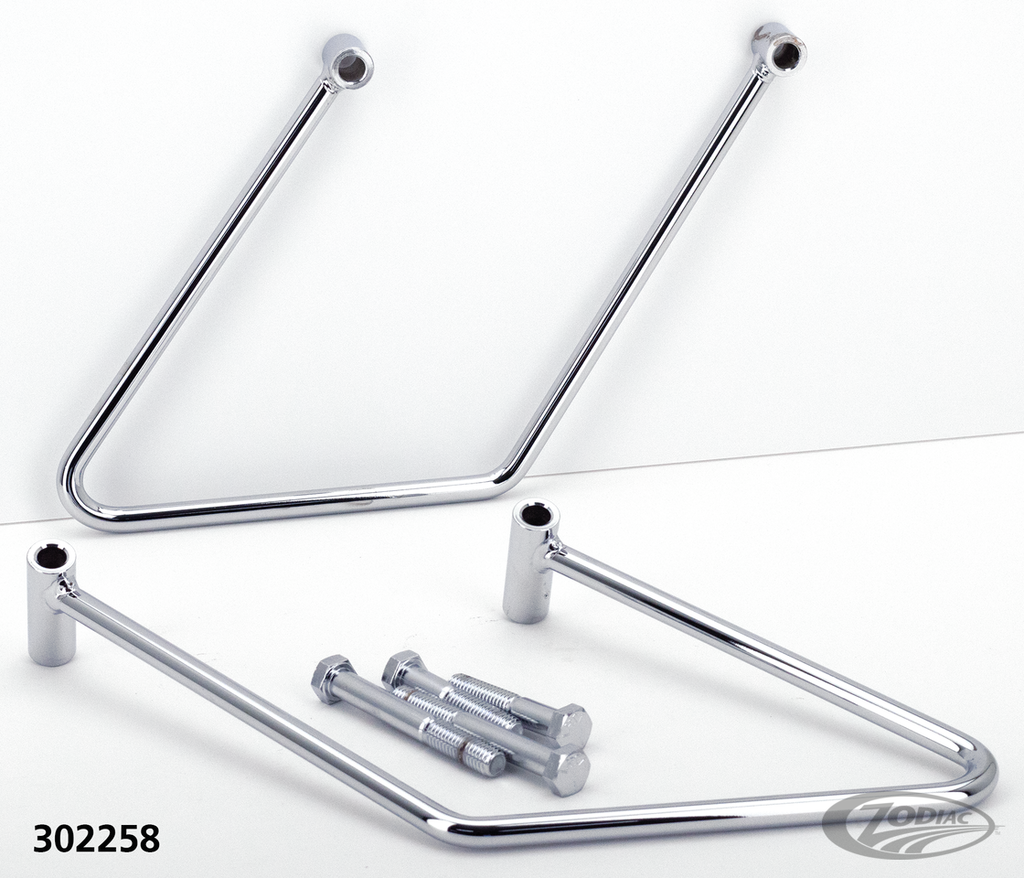 CHROME SADDLEBAG SUPPORTS