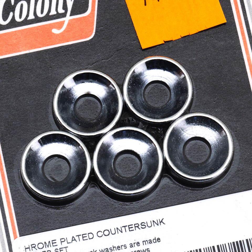 COMPANION COUNTERSUNK CHROME WASHERS