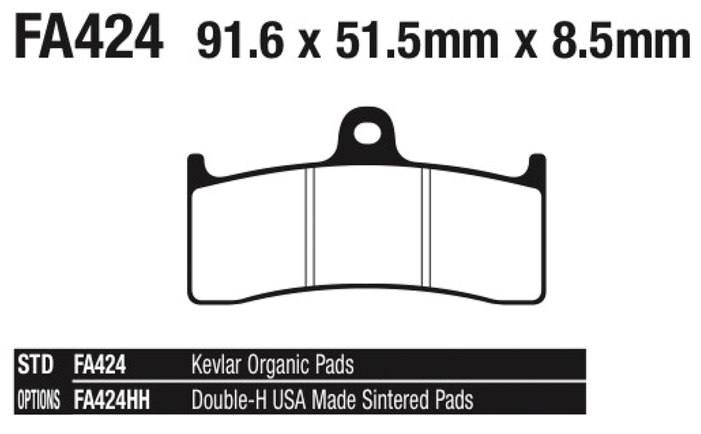 EBC FRONT DISC BRAKE PADS