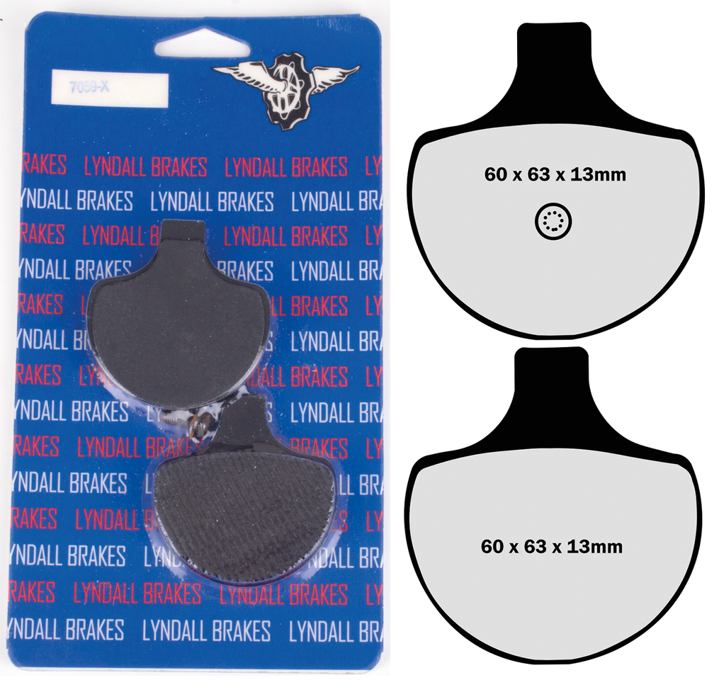 LYNDALL BRAKE PAD SETS, FRONT