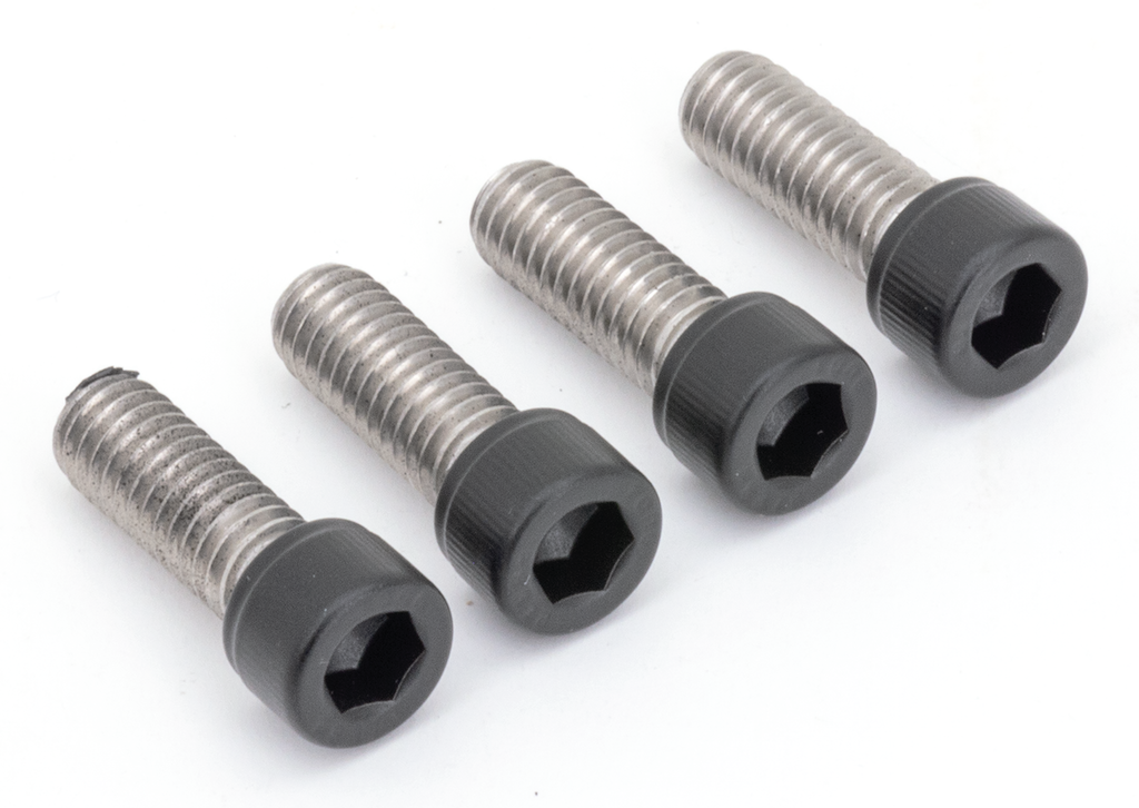 BLACK STAINLESS STEEL HANDLEBAR TOP CLAMP SCREW