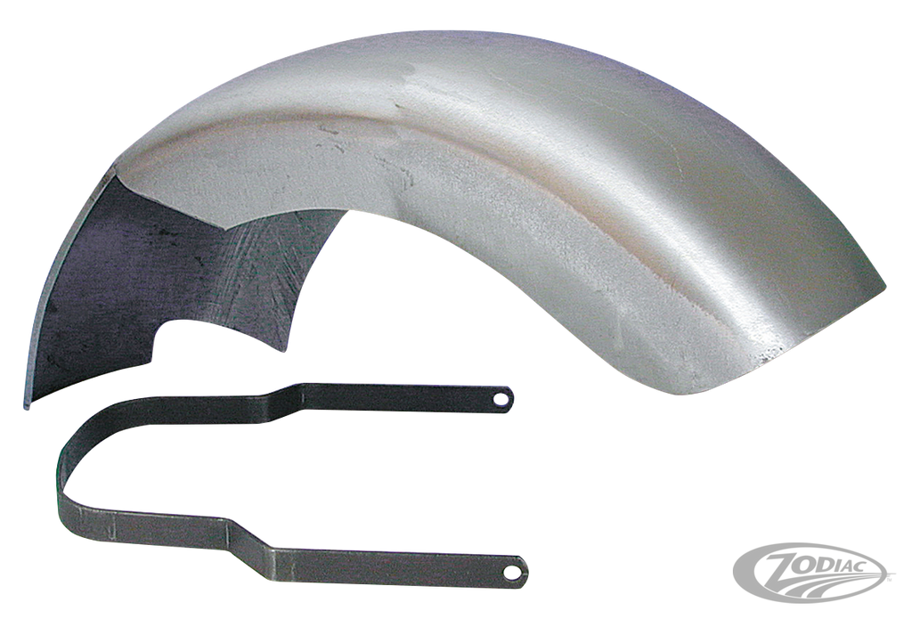 9" WIDE GROUND-POUNDER STEEL REAR FENDER FOR HARDTAIL FRAMES