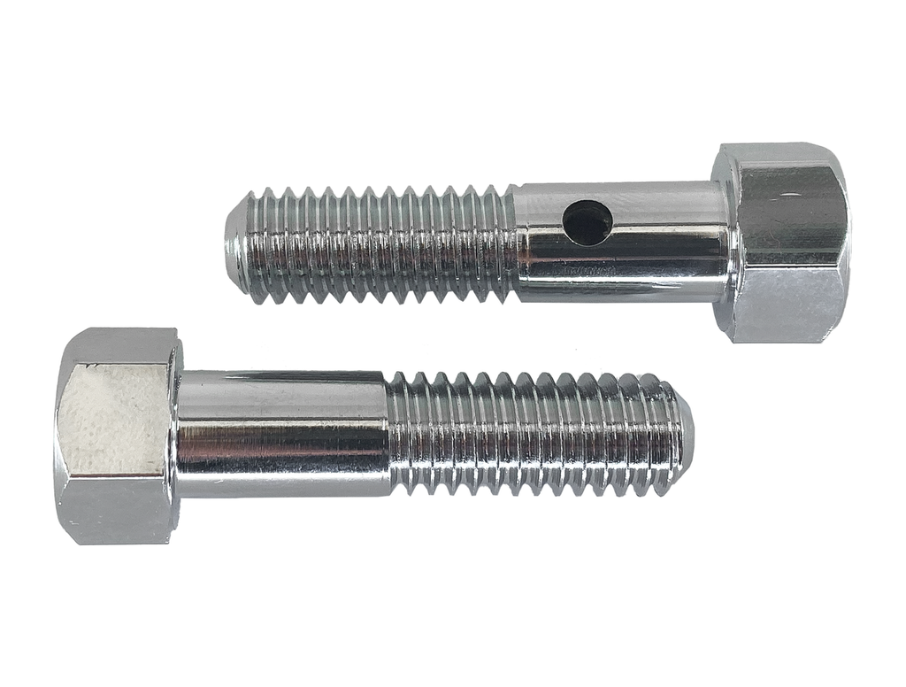 CHROME BREATHER BOLTS