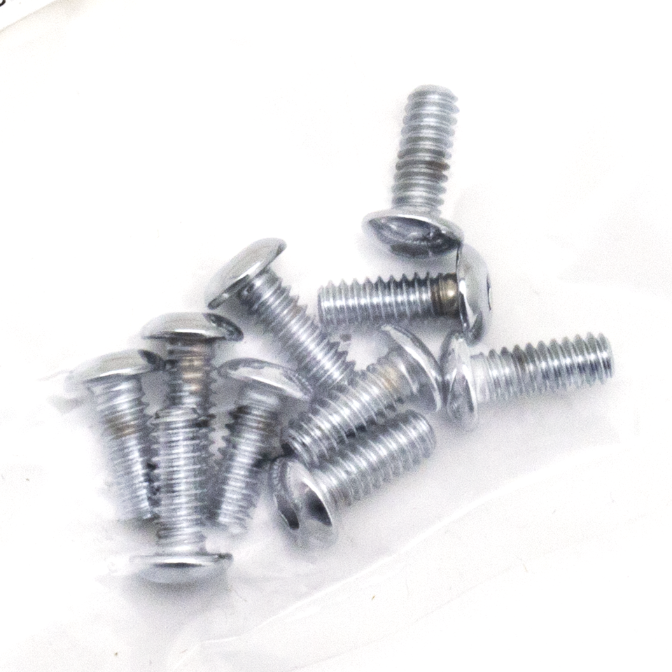 CHROME PLATED BUTTON HEAD ALLEN SCREWS ASSORTMENT