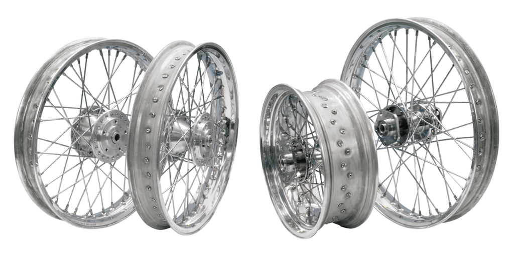 HAND LACED WHEEL ASSEMBLIES WITH ALUMINUM AKRONT BY MORAD RIMS