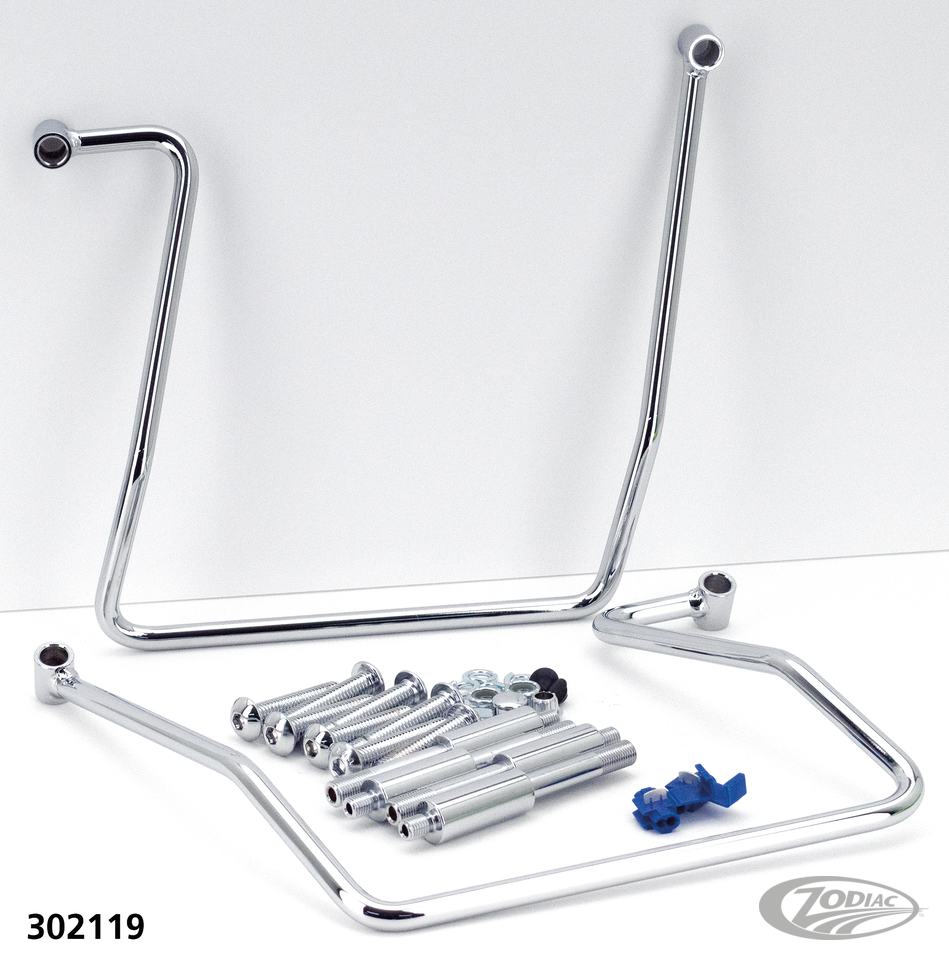 CHROME SADDLEBAG SUPPORTS