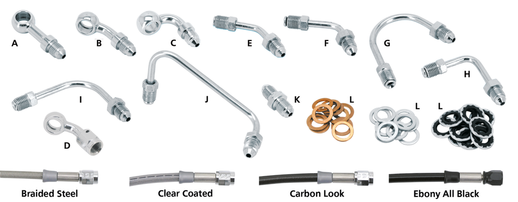 GOODRIDGE APPROVED BRAIDED BRAKE & CLUTCH LINES