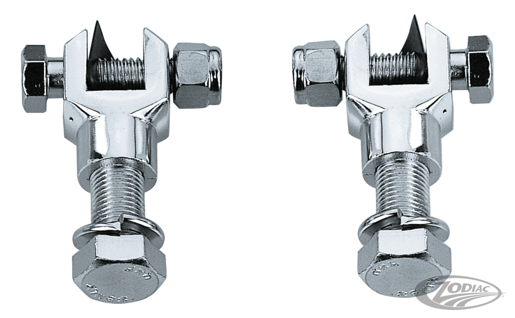 CHROME FOOT PEG CLEVIS SET