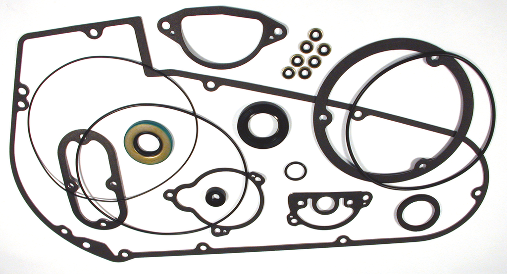 GASKETS, O-RINGS AND SEALS FOR ALUMINUM PRIMARY ON 1965-1986 4 SPEED BIG TWIN