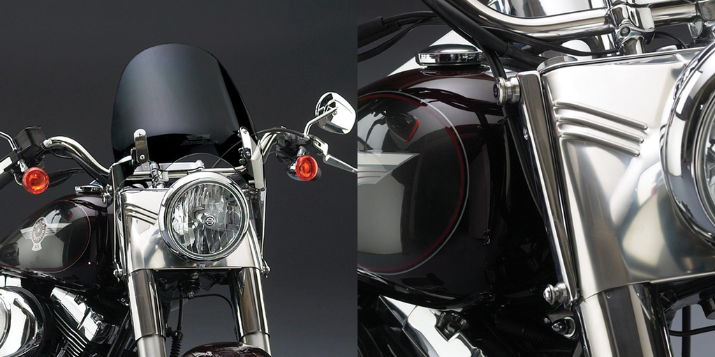 NATIONAL CYCLE SWITCHBLADE DEFLECTOR QUICK-RELEASE WINDSHIELDS