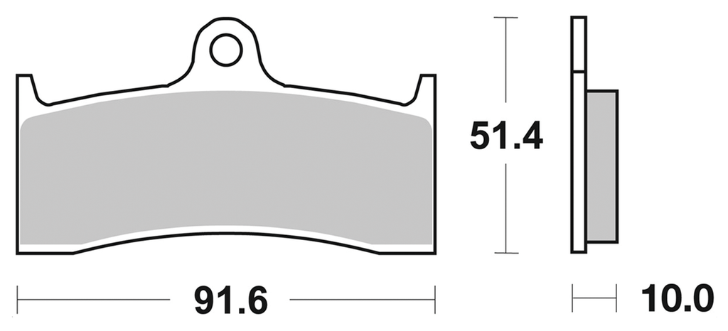 BRAKE PADS FOR AFTER MARKET CALIPERS