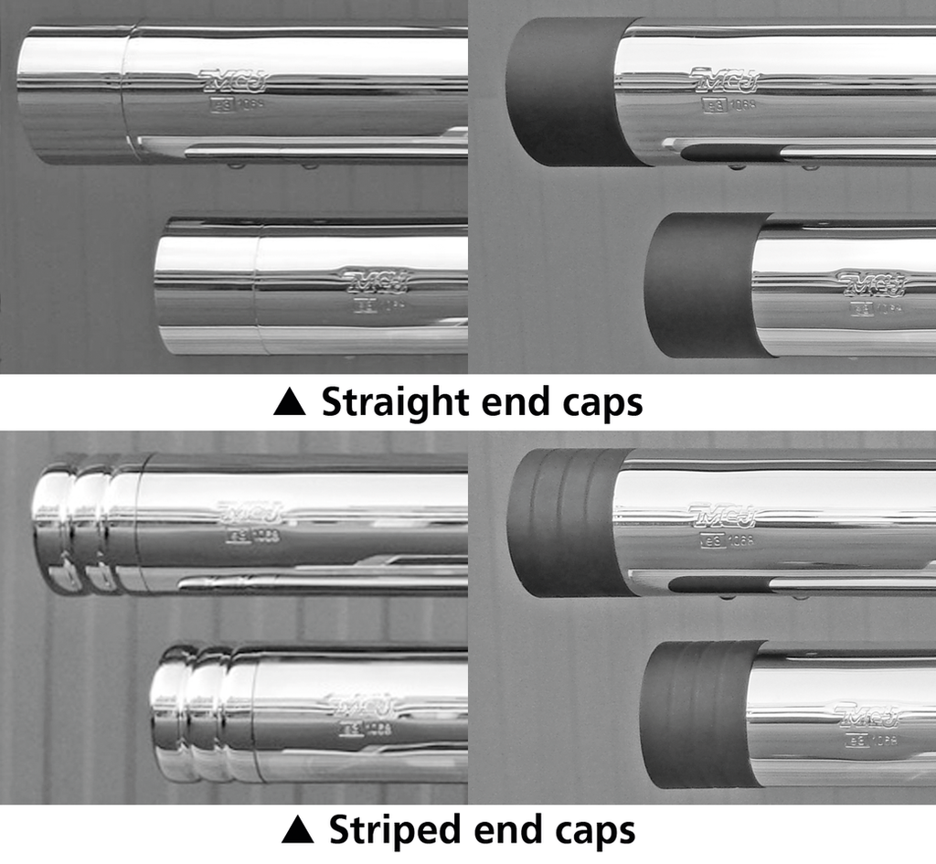 MCJ ENDCAPS FOR 100MM MCJ MUFFLERS