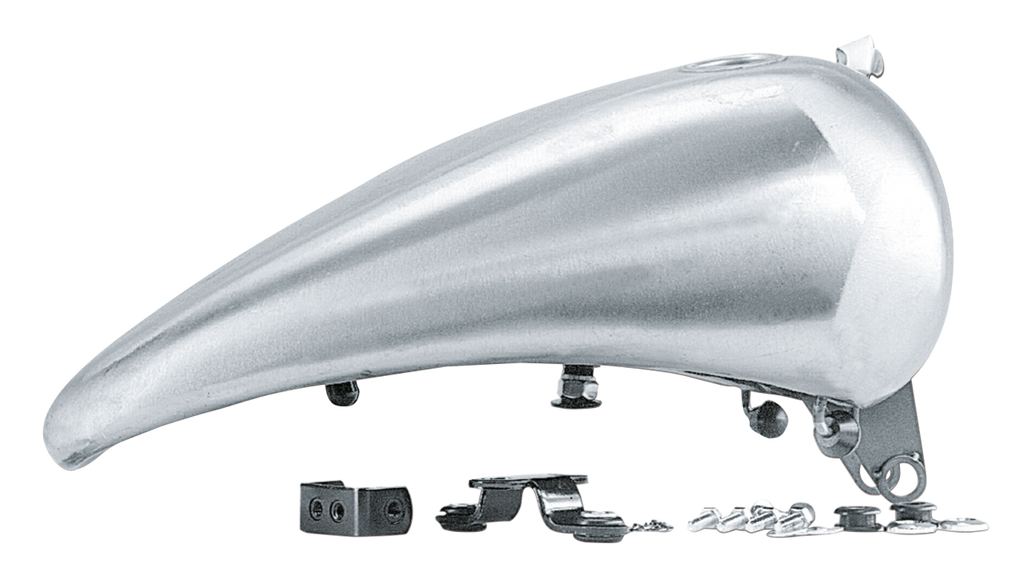 ONE PIECE 2" STRETCHED STEEL GAS TANK FOR SOFTAIL MODELS WITH DASH MOUNT