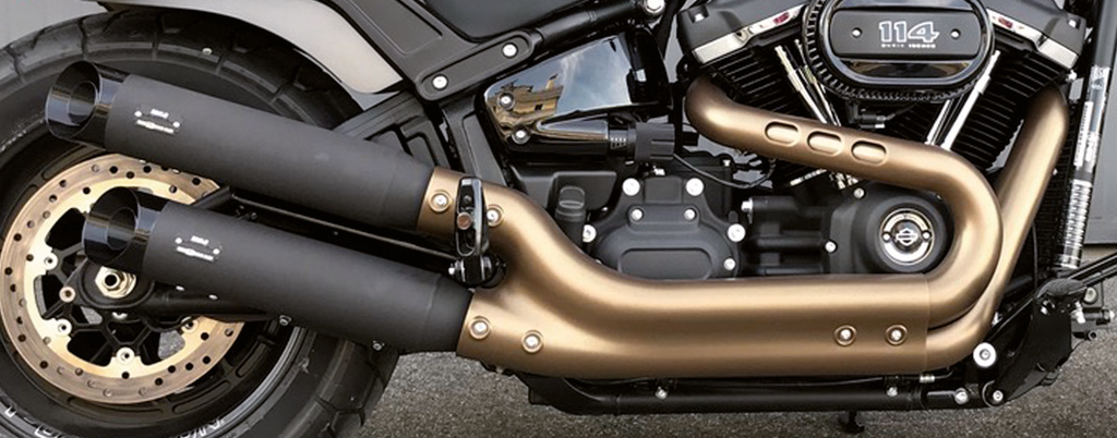 MCJ ADJUSTABLE EXHAUSTS FOR MILWAUKEE EIGHT SOFTAIL