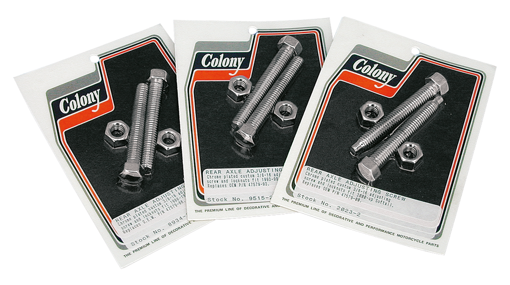 COLONY REAR AXLE ADJUSTERS