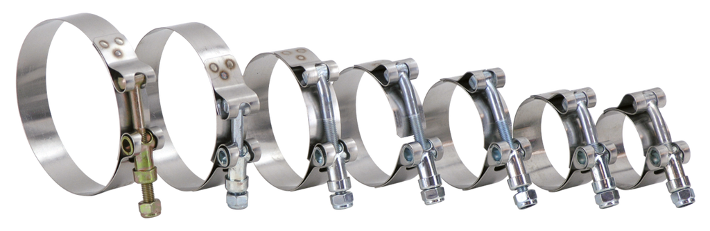 SUPERTRAPP'S T-BOLT STYLE MUFFLER CLAMPS