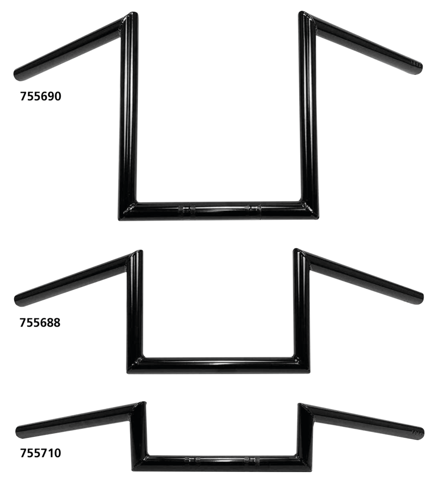 WESTLAND CUSTOMS ONE INCH DIAMETER SQUARE APE HANGERS