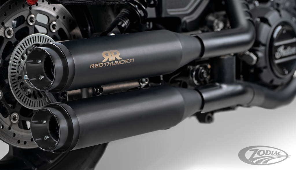 REDTHUNDER SLIP-ON MUFFLERS FOR INDIAN SCOUT