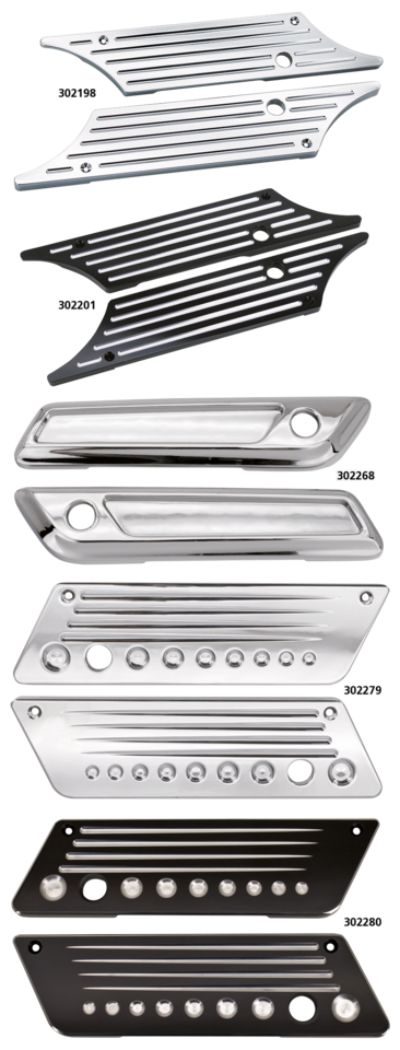 BILLET SADDLEBAG LATCH COVERS