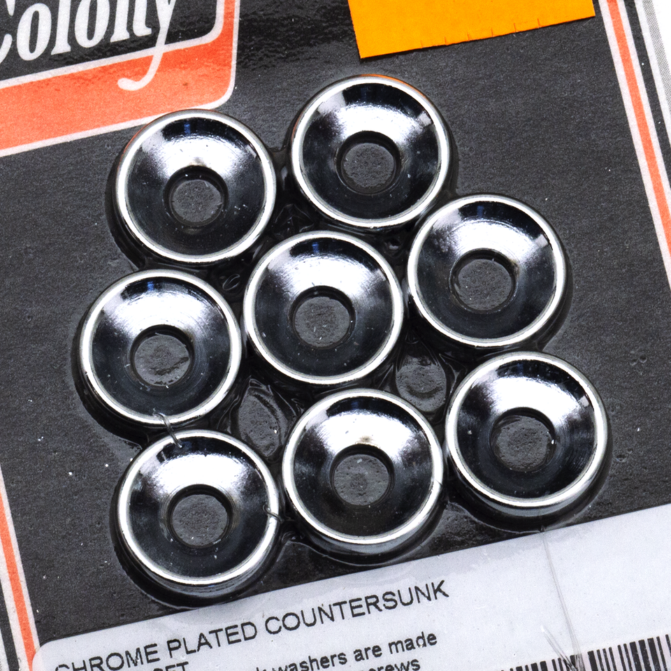 COMPANION COUNTERSUNK CHROME WASHERS