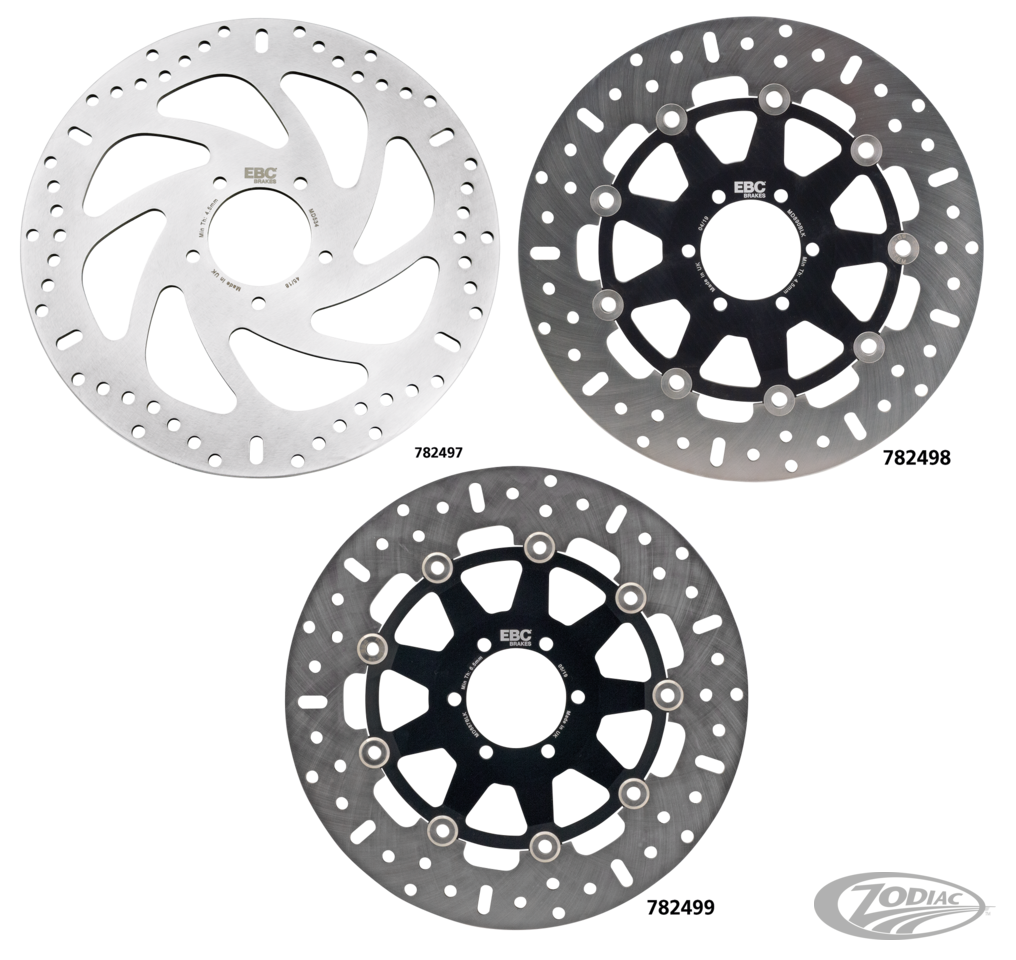 EBC DISC BRAKE ROTORS FOR INDIAN & VICTORY