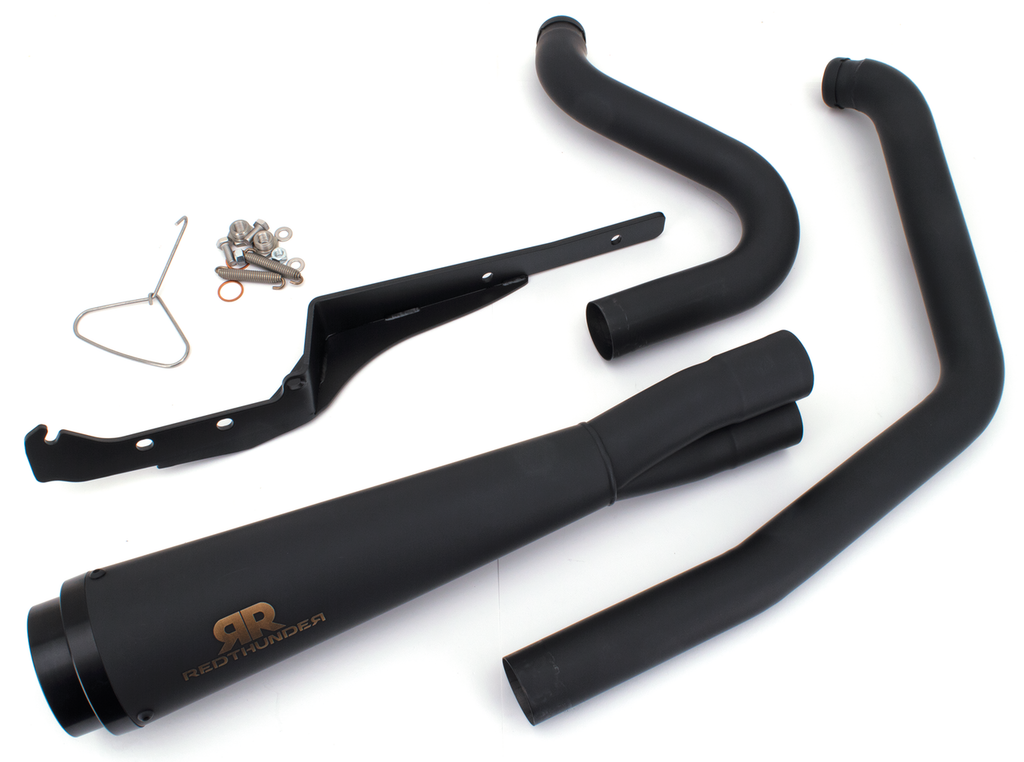 REDTHUNDER 2-INTO-1 EXHAUST SYSTEMS WITH ALUMINUM END CAP