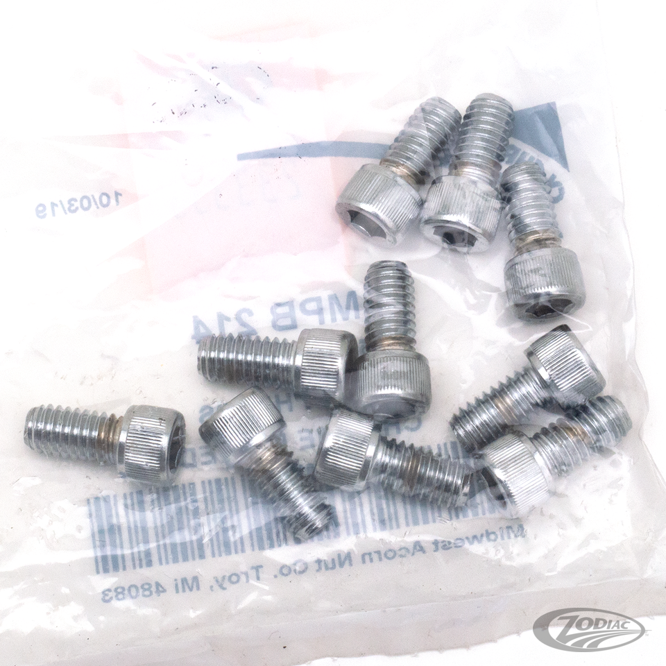 CHROME PLATED ALLEN HEAD SCREWS ASSORTMENT