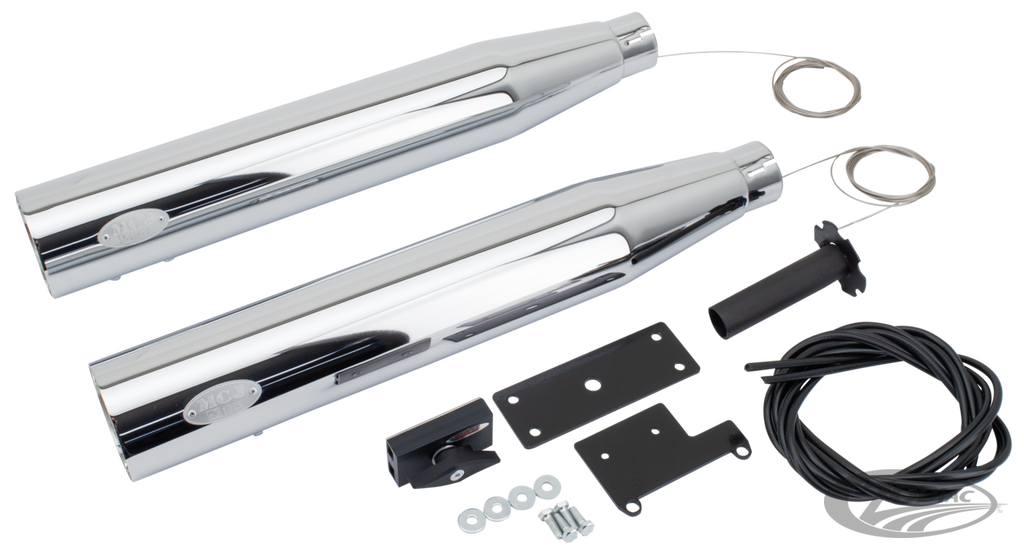 MCJ ADJUSTABLE SLIP-ON MUFFLERS FOR INDIAN SCOUT