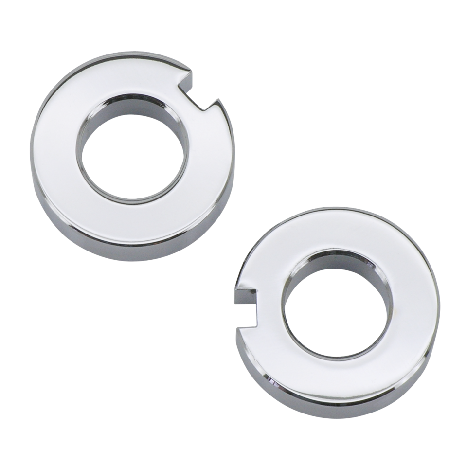 CHROME AXLE ADJUSTER SPACERS FOR SOFTAIL