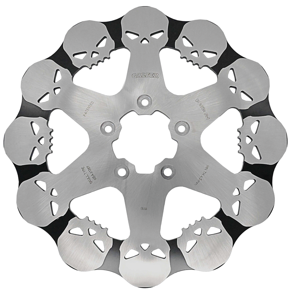 GALFER SKULLED DISC BRAKE ROTORS