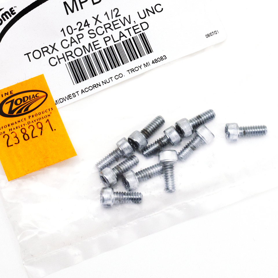 CHROME PLATED TORX HEAD SCREWS ASSORTMENT