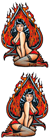 LETHAL THREAT "BIKE TATTOOS" DESIGNS AND TANK DECALS