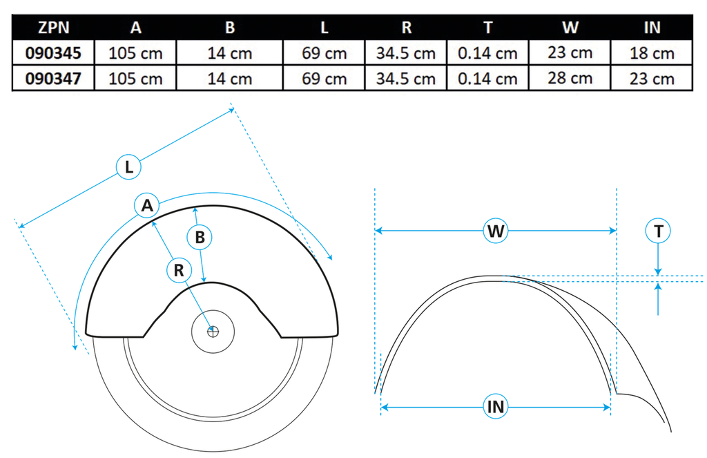 HERITAGE STYLE REAR FENDERS FOR CUSTOM APPLICATIONS