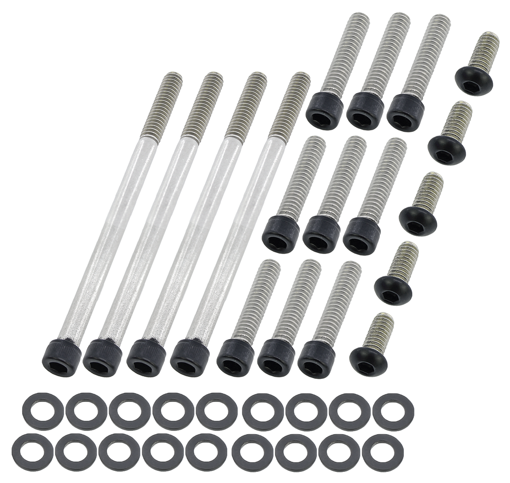 BLACK STAINLESS STEEL PRIMARY COVER SCREWS