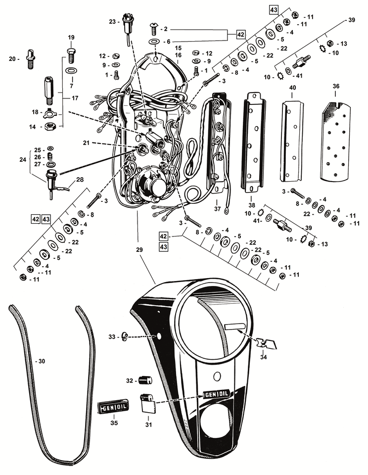 INSTRUMENT PANEL 1947-1961