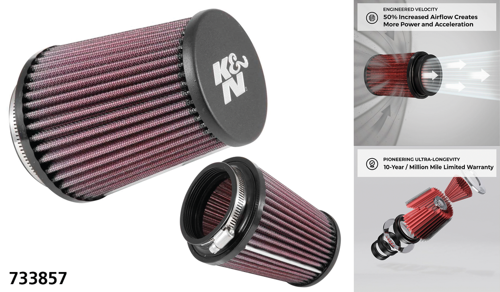 K&N AIR CHARGER PERFORMANCE INTAKE KITS