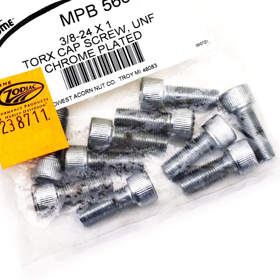 CHROME PLATED TORX HEAD SCREWS ASSORTMENT