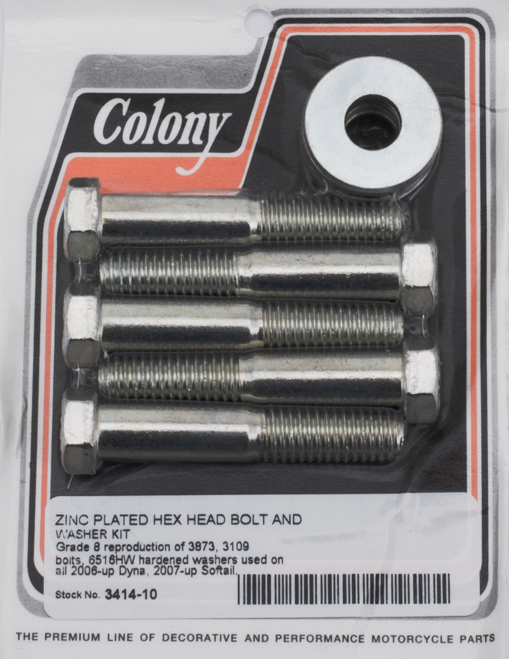 ZINC PLATED REAR WHEEL SPROCKET HARDWARE KITS