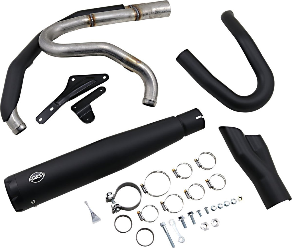 EXHAUST BLK 2-1RC M8 ST