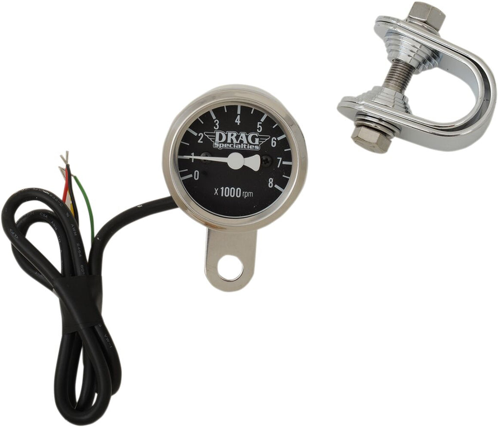 TACH EL 1-7/8 BLK LED LT