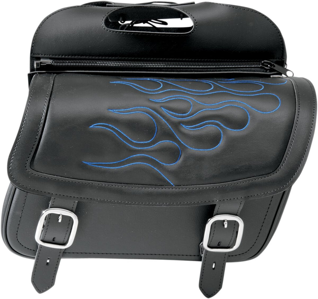 SADDLEBAG FLAME BLU MD