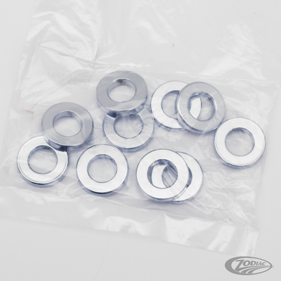 SPECIAL SIZE CHROME-PLATED FLAT WASHERS