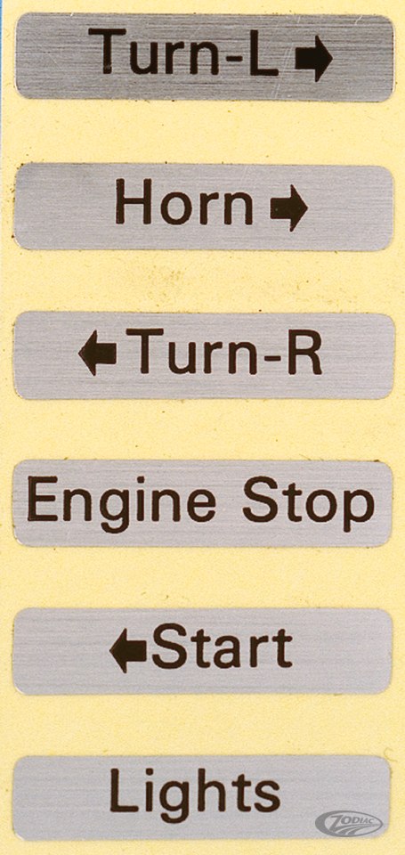 1972-1981 STYLE HANDLEBAR CONTROLS