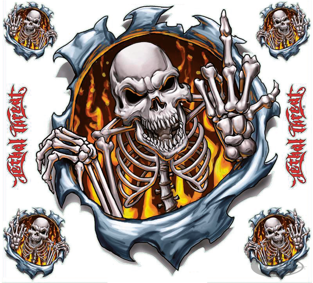 LETHAL THREAT "BIKE TATTOOS" DESIGNS AND TANK DECALS