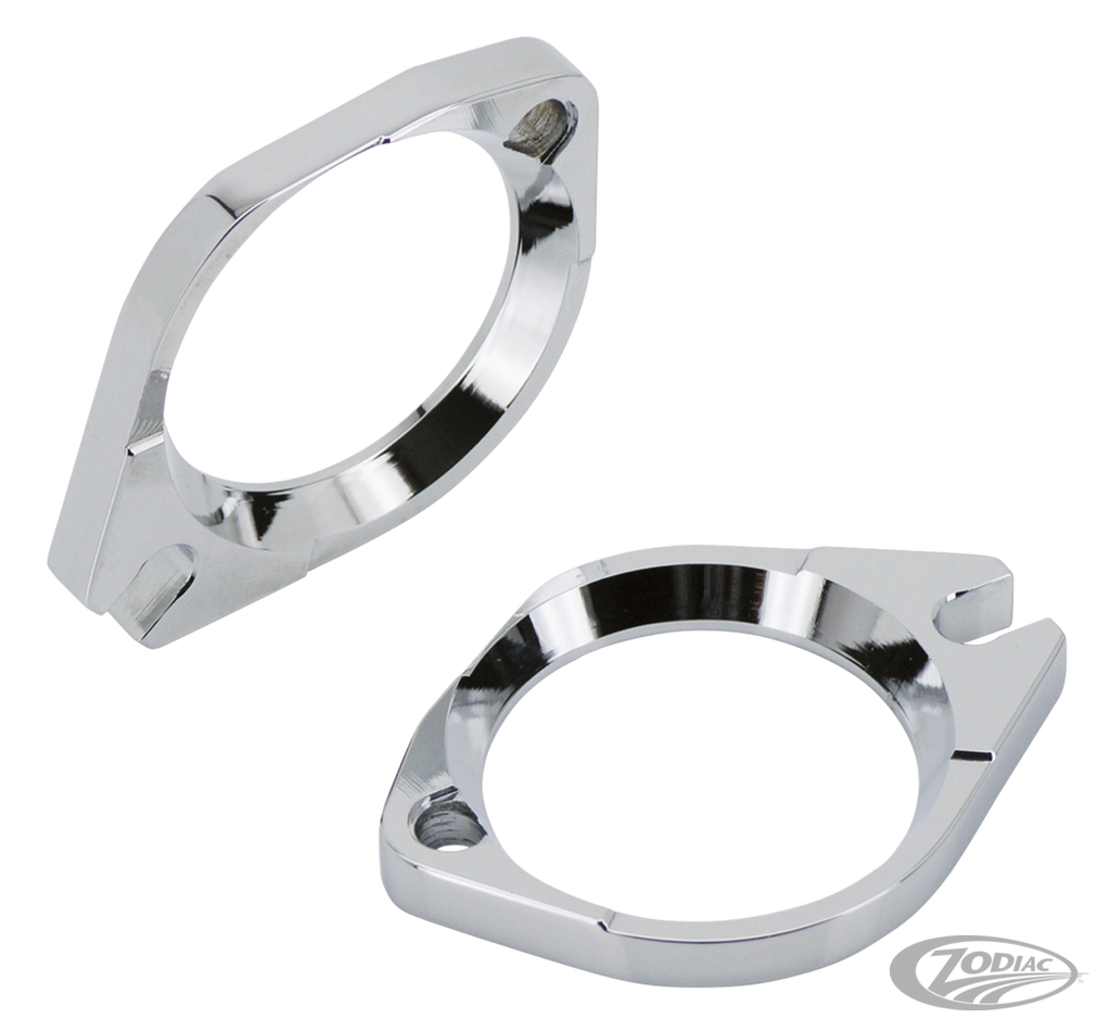 CHROME THROTTLE BODY MOUNTING FLANGES